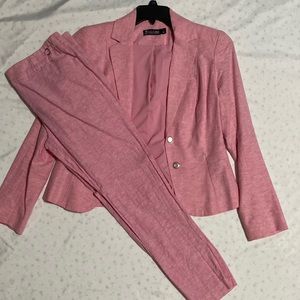 Size 4 pink suit